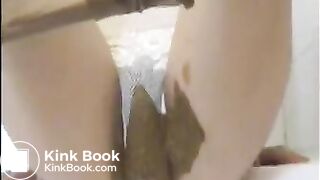 Pantyhose messy scaat