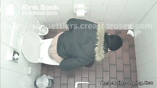 Pooping Voyeur Sexy Brown Hair Girl