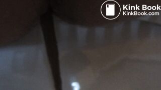 My sister pooping in our toilet