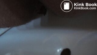 My sister pooping in our toilet