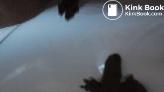 My sister pooping in our toilet