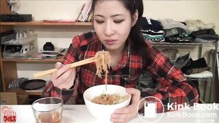 Girl turns food into poop (1)