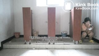 Beautiful girl poops in the toilet 67