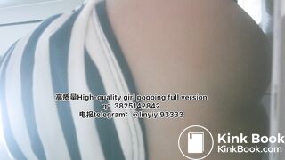 Beautiful girl poops in the toilet 68