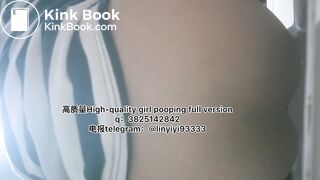 Beautiful girl poops in the toilet 68