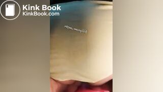 Teen pushes out a huge turd into her panties