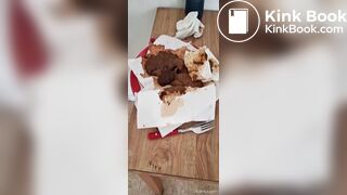 French slave eat shit