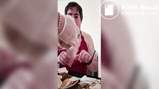 French slave eat shit