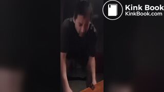 French guy monster cock eat shit