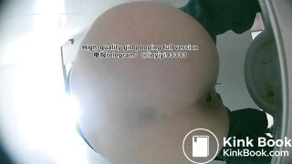 Beautiful girl poops in the toilet 73