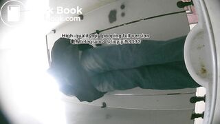 Beautiful girl poops in the toilet 73