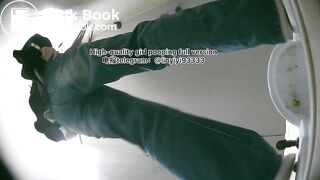 Beautiful girl poops in the toilet 73