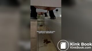 Beautiful girl poops in the toilet 74