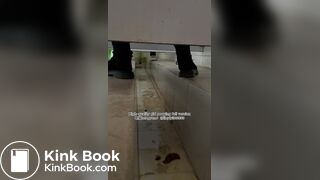 Beautiful girl poops in the toilet 74