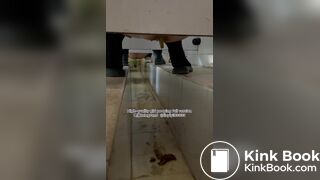 Beautiful girl poops in the toilet 74