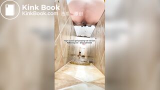 Beautiful girl poops in the toilet 75