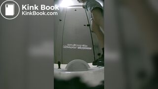 Beautiful girl poops in the toilet 80