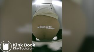 Beautiful girl poops in the toilet 80