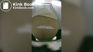 Beautiful girl poops in the toilet 80