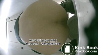 Beautiful girl poops in the toilet 81