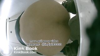 Beautiful girl poops in the toilet 81