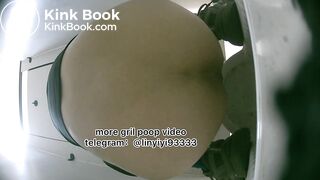 Beautiful girl poops in the toilet 81