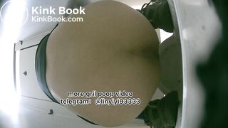 Beautiful girl poops in the toilet 81