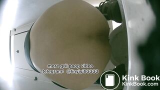 Beautiful girl poops in the toilet 81