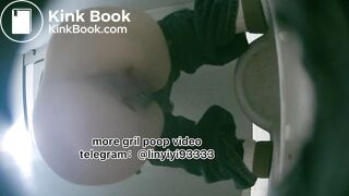 Beautiful girl poops in the toilet 82