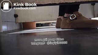 Beautiful girl poops in the toilet 83