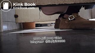 Beautiful girl poops in the toilet 83