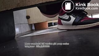 Beautiful girl poops in the toilet 89