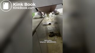 Beautiful girl poops in the toilet 91