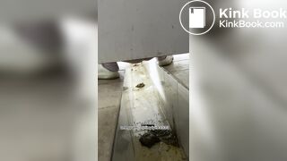 Beautiful girl poops in the toilet 91