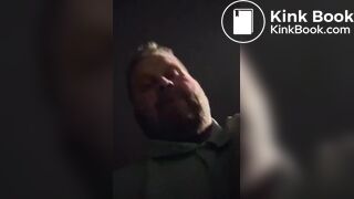 Fat Gay Kenneth Evensen Play with Shit