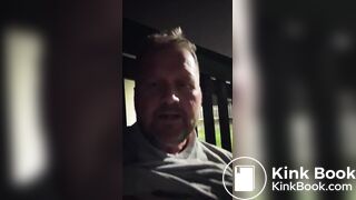 Fat Gay Kenneth Evensen Play with Shit