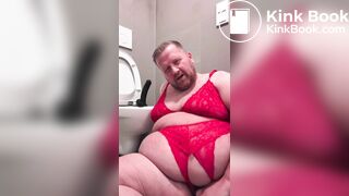 Kenneth Evensen Norwegian Lingerie Pig Smears His Own Shit All Over His Body