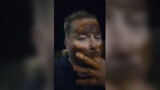 Kenneth Evensen Walks the Streets Covered in Shit