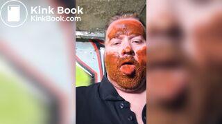 Kenneth Evensen Walks the Streets Covered in Shit