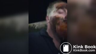 Kenneth Evensen Walks the Streets Covered in Shit