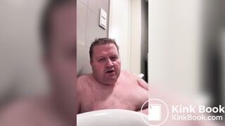 Public Toilet Pig Kenneth Evensen Eats Shit and Covers Himself