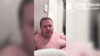 Public Toilet Pig Kenneth Evensen Eats Shit and Covers Himself