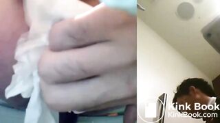 Young Japan Guy With Hairy Ass Takes a Shit (Bowl Cam)