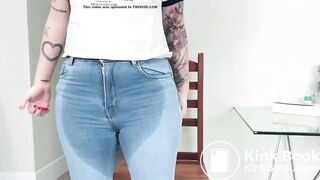 Piclkes babysitter pees herself