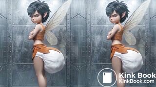 Captive Crysta (watch on your phone!) (Side-by-side 3D)