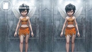 Captive Crysta (watch on your phone!) (Side-by-side 3D)