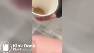 diarrhea in cup - video 2