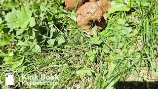Sexy girl shitting and peeing