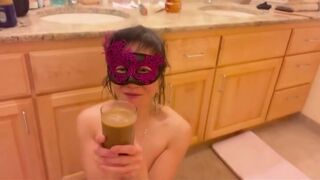Scat and piss shake drinking