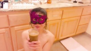 Scat and piss shake drinking